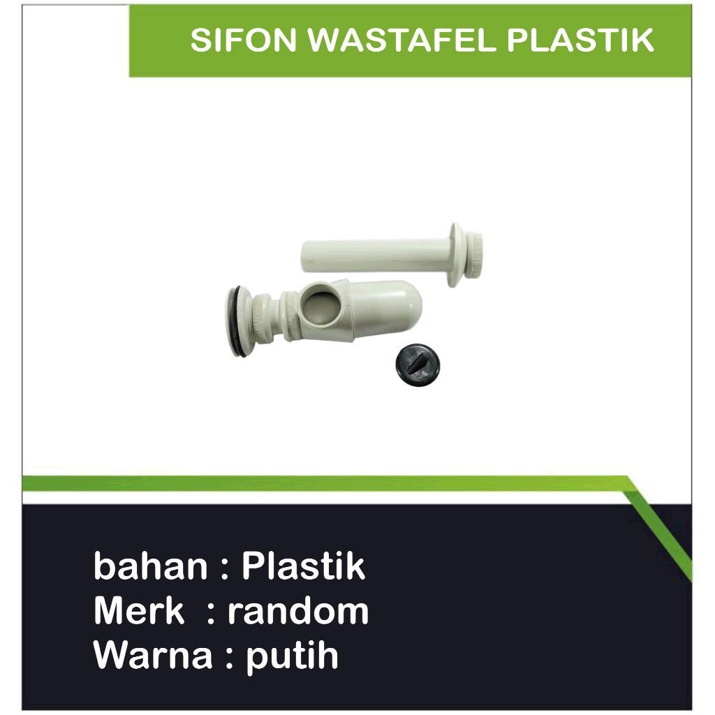 Sifon Wastafel Plastik / Bottle Trap / Afur plastik/afur wastafel