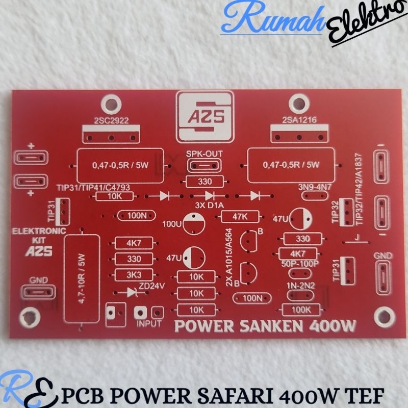 PCB POWER SANKEN SAFARI 400W TEF