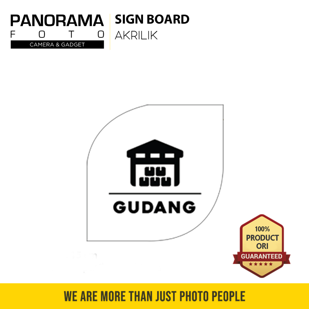 

Papan Gudang Sign Board Akrilik Custom Acrylic Tempel Signage Dinding