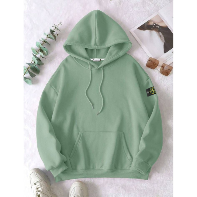 Jacket Hoodie Stone Island Emblem Premium // Sweater Hoodie Polos Fashion Casual Pria wanita Size M-