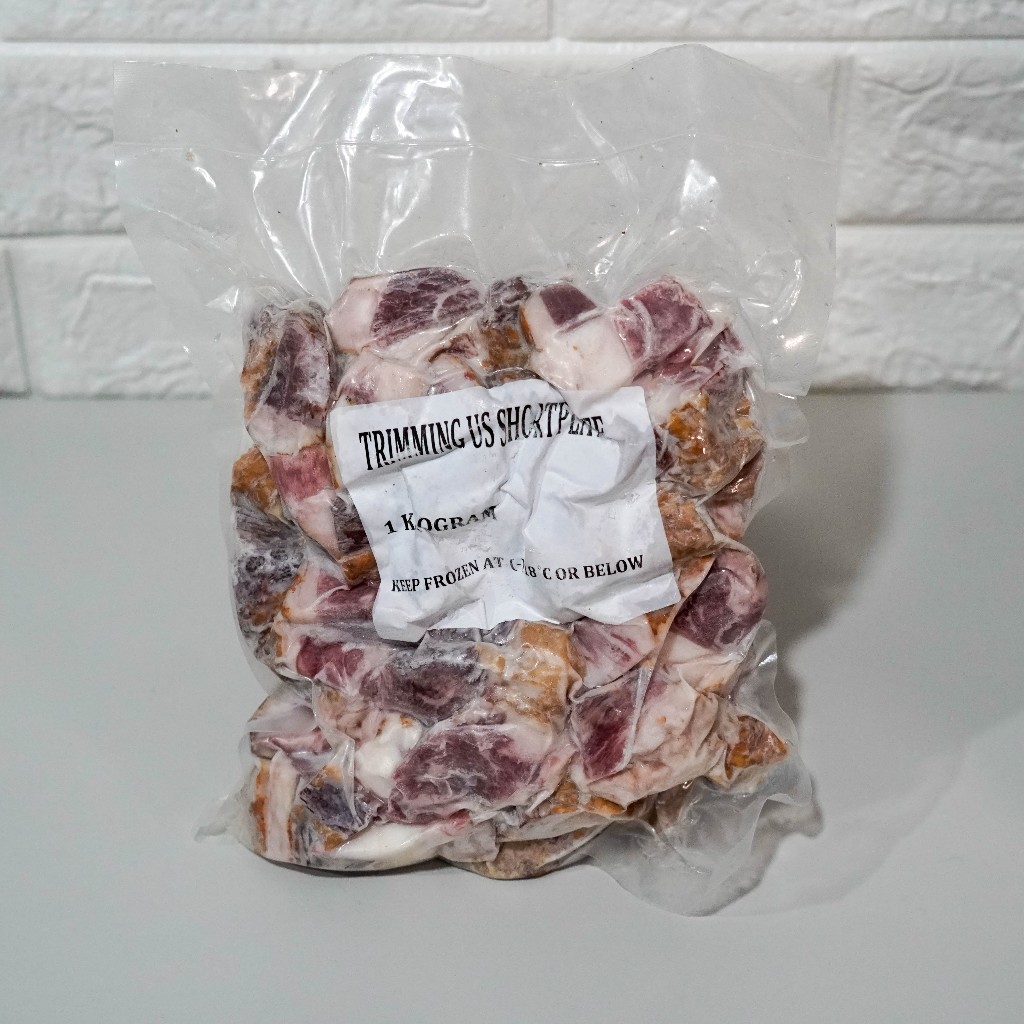 DELICATESSEN TRIMMING SHORTPLATE SMOKED BEEF 1KG