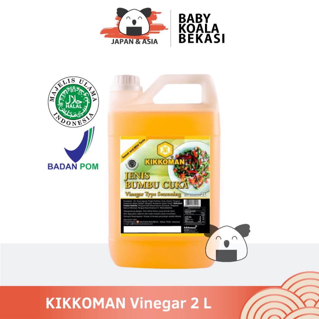 

KIKKOMAN Vinegar Type Seasoning 2 Liter Halal. - Bekasi