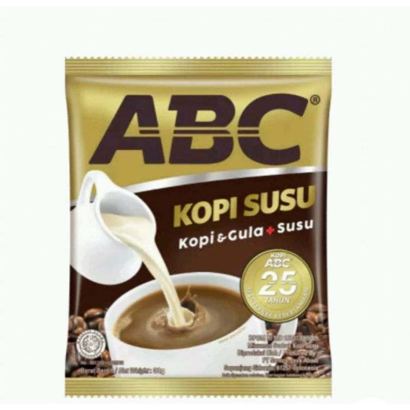 

KOPI ABC SUSU 1 DUS ISI 12 RENCENG