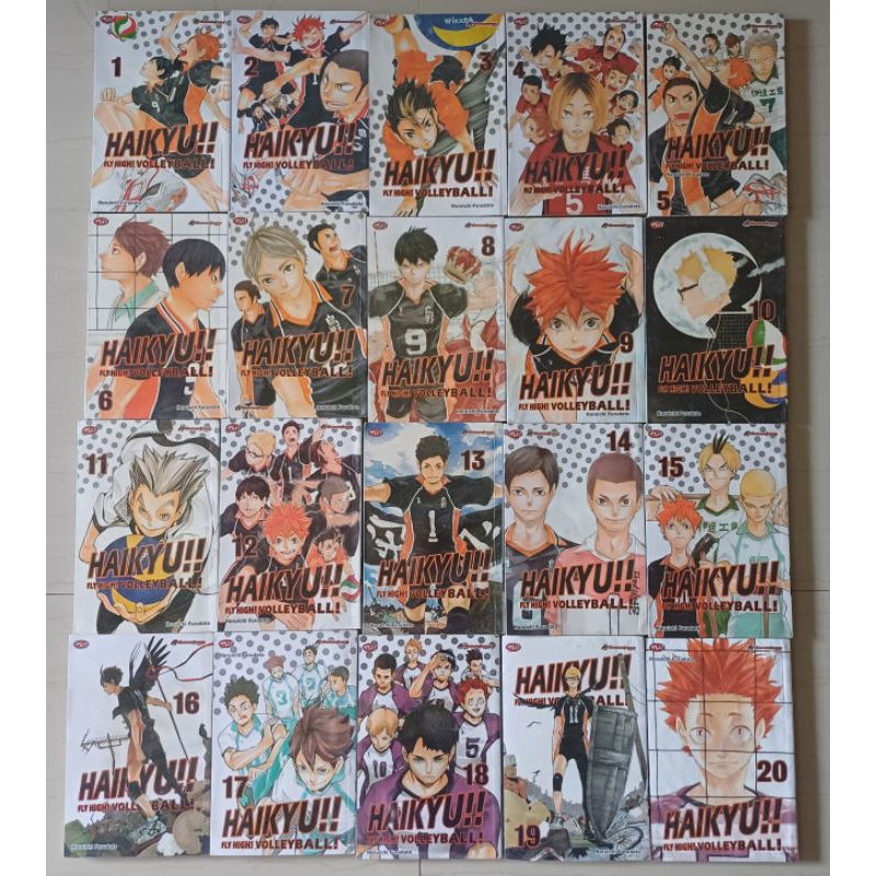 KOMIK HAIKYUU VOL 1-20
