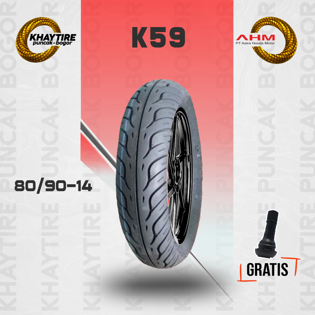 Ban Tubles Motor Matic AHM K59-A12 80/90 Ring 14