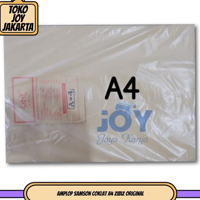 

KODE ALNKO Amplop Samson Coklat A4 Zibiz Original