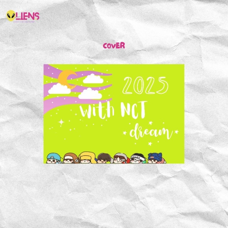 

NCT Dream Kpop Calendar Aesthetic 2025 A5 - Kalender Meja Planner /Duduk Estetik Size A5 Murah