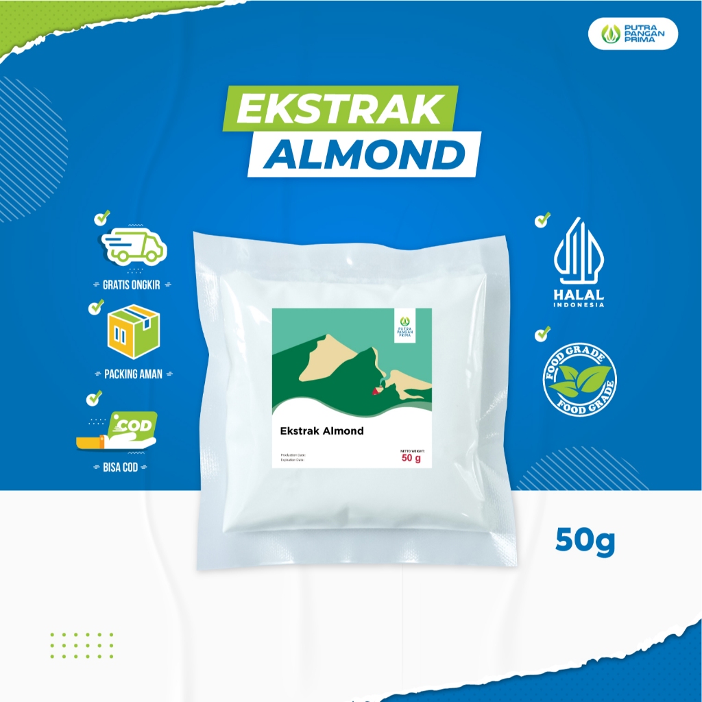 

Bubuk Ekstrak Almond Extract Powder 50 gram