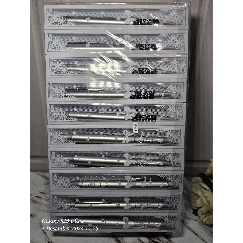 

sg ( isi 50PCS ) PULPEN A2 SILVER KEMASAN MIKA