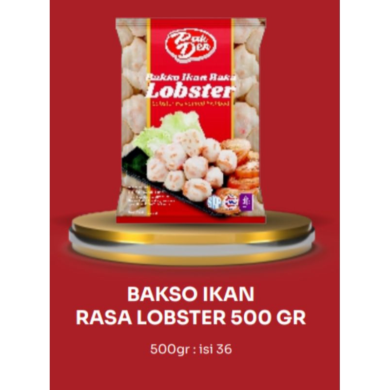 

Bakso ikan rasa Lobster Pak Den 500gr