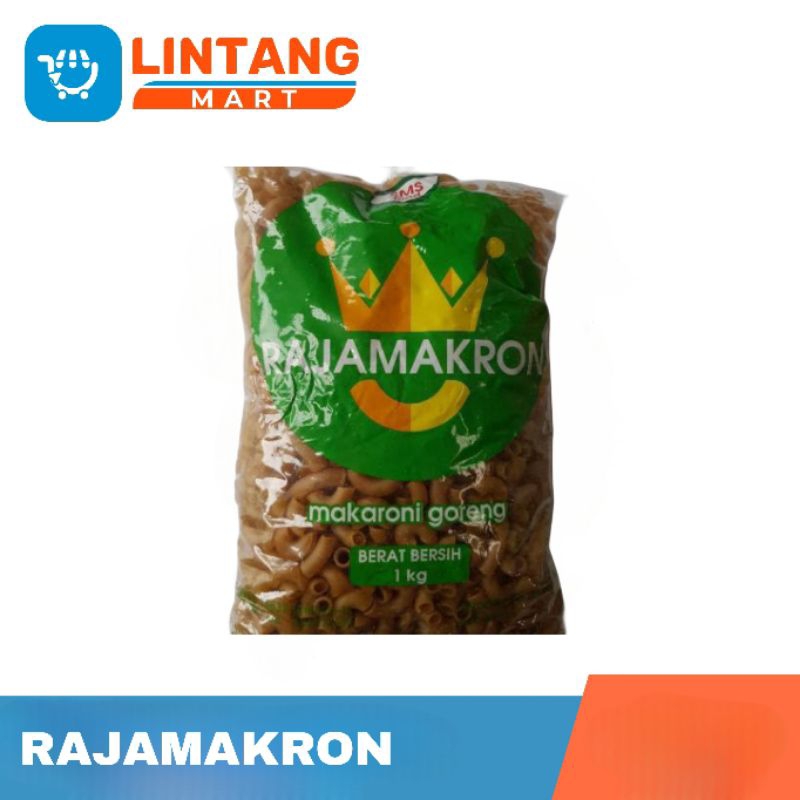 

✨ LINTANGMART ✨ RAJAMAKRON MAKRONI GORENG 1KG 1/2KG