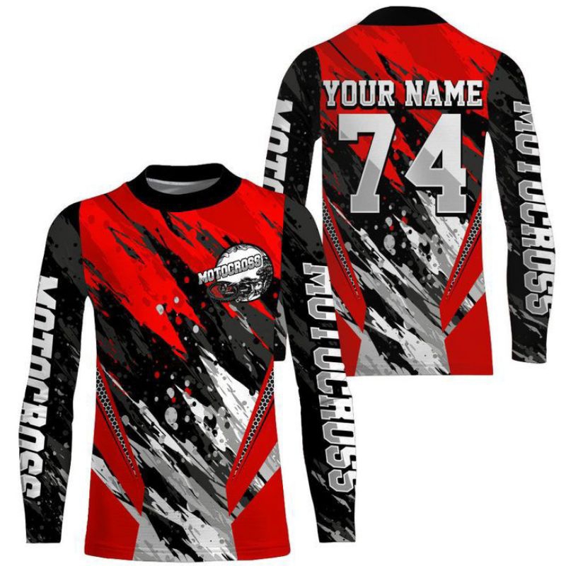 kaos motocross pull printing/kaos motocross keren