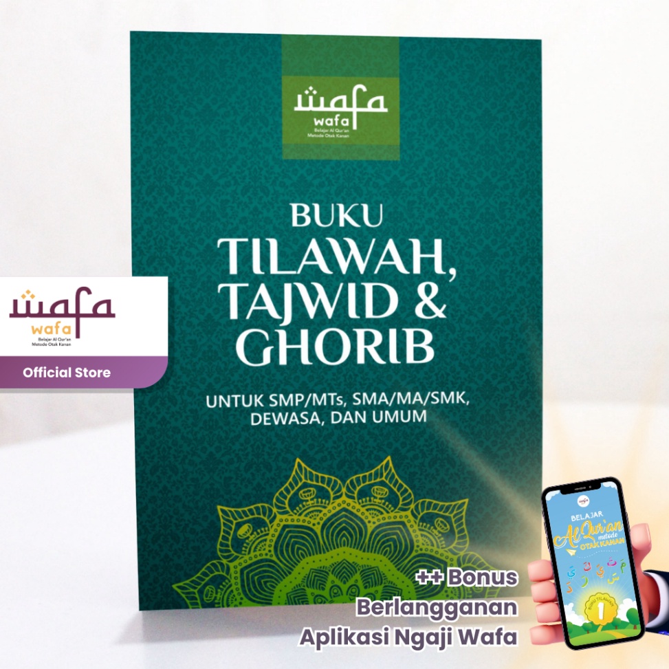 KODE G5U Buku TTG WAFA Tilawah Tajwid Ghorib 1 ORI  TERBARU  Buku Belajar Mengaji Ngaji Dewasa Remaj