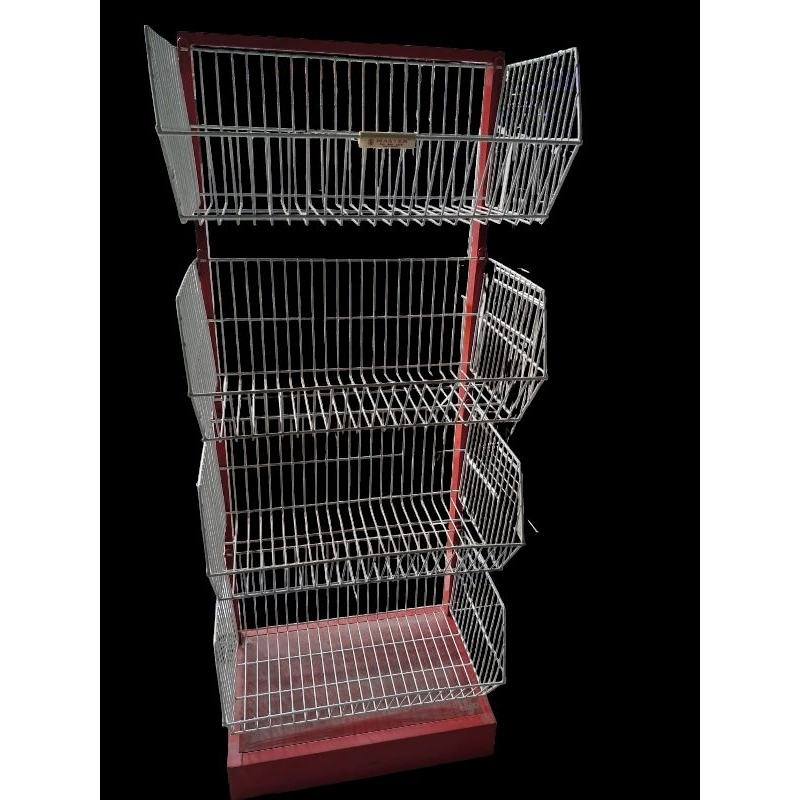 RAK MEGA MASTER RAK CHIKI SNACK 4 SUSUN RAK SERBAGUNA