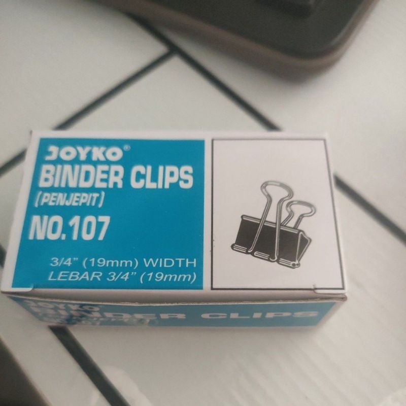 

binder clip joyko no 107 isi 12 pcs