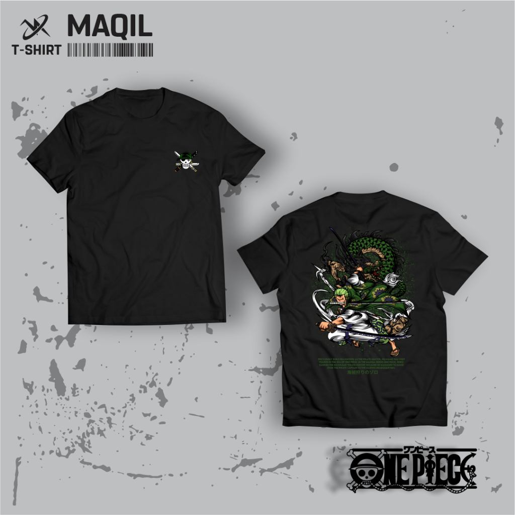 BAJU ANIME | BAJU ONE PIECE | ZORO | KAOS ANIME | KAOS ONE PIECE
