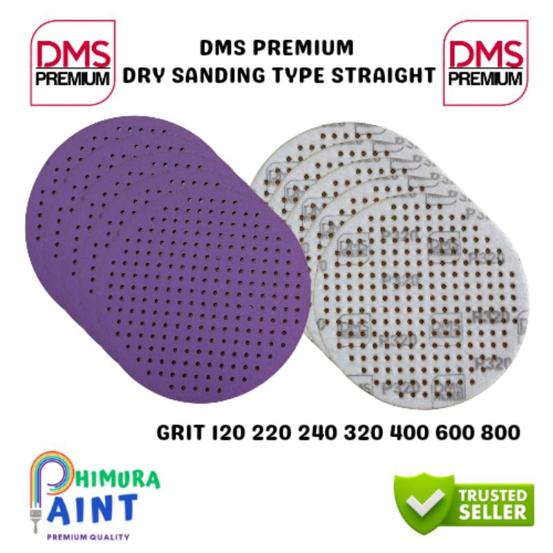 AMPLAS DRY SANDING BULAT 6 INCH DMS PREMIUM