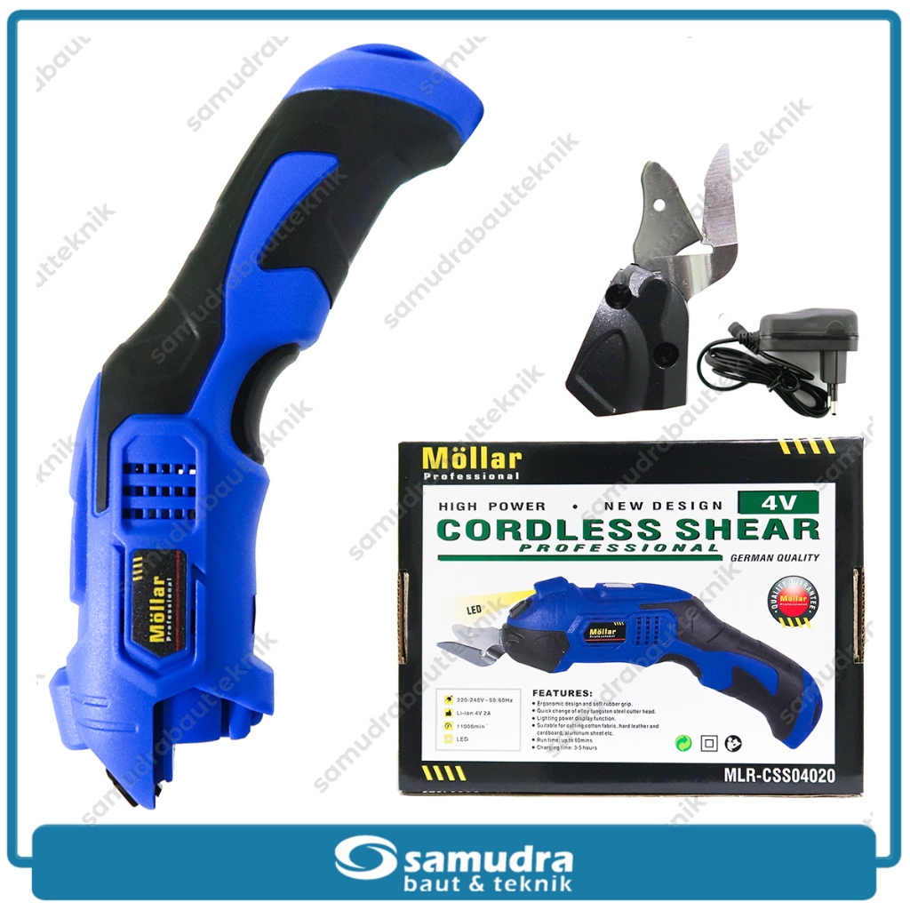 

MOLLAR Gunting Kertas Elektrik 4V Multifungsi Electric Portable Scissors Baterai