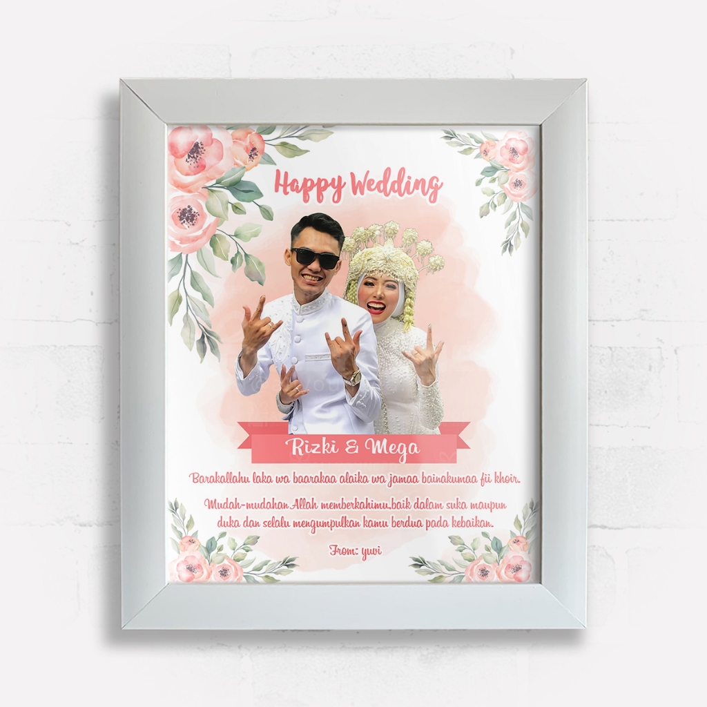 

Allyouneed - Kado Unik Cewek Lukisan Custom Pink Watercolor Flower