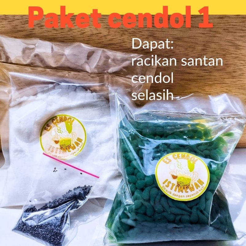 racikan cendol dawet / es dawet