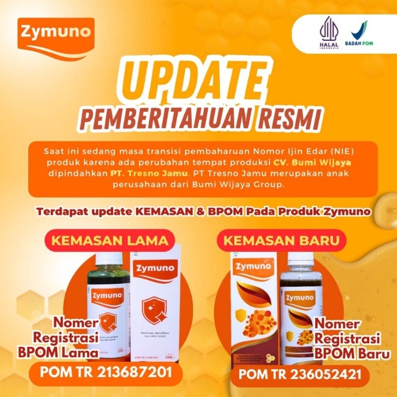 

(Kemasan Terbaru) Zymuno Madu Asli Herbal Membantu atasi Kanker Tumor dan Jaga daya tahan tubuh BPOM