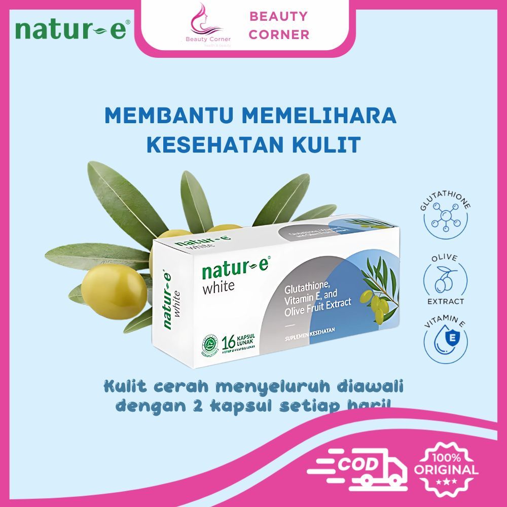Natur-E White Glutathione Vitamin E And Olive Fruit Extract