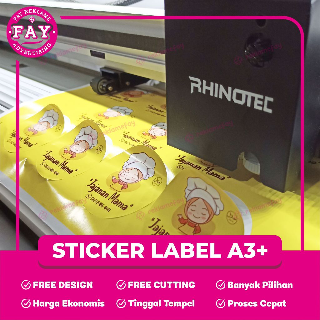 

Sticker Label - KROMO - QUANTAC - HOLOGRAM , LABEL KEMASAN - A3 - Stiker - Stiker kemasan FAY REKLAME