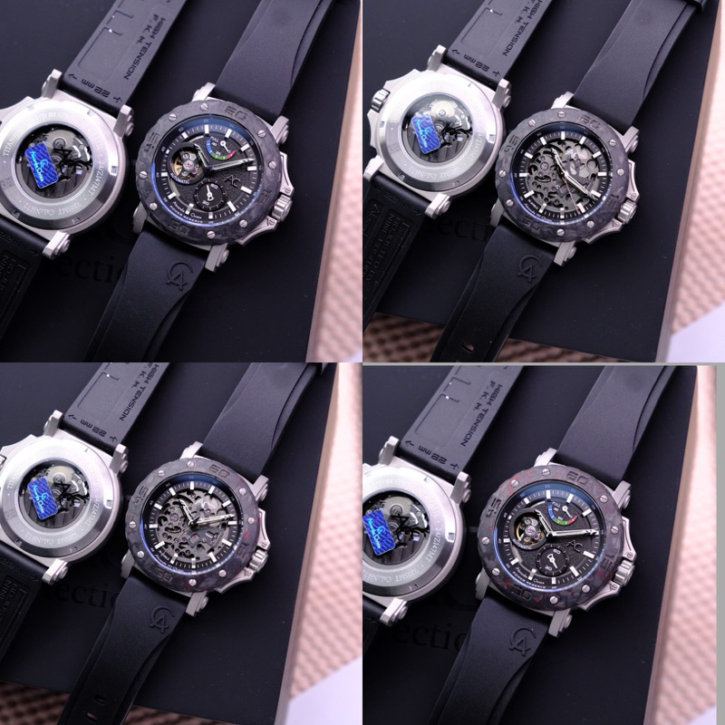 JAM TANGAN PRIA ALEXANDRE CHRISTIE AC9205 / AC 9205 AUTOMATIC CASE CARBON ORIGINAL GARANSI RESMI 1 T