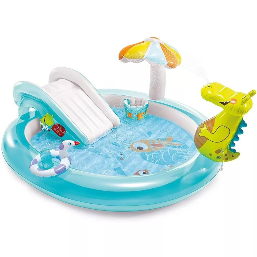 Intex 57165 Kolam Renang Perosotan Anak Gator Play Center kolam mandi bola anak kolam renang anak