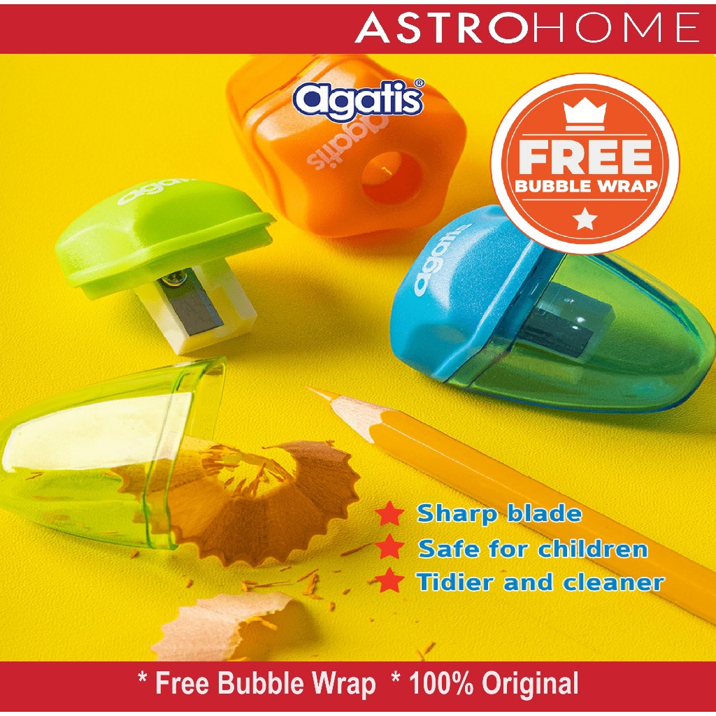 

Rautan Pensil Bintang Star Warna Warni Agatis Sharpener Single Hole Fancy Star ( 2 Pcs )