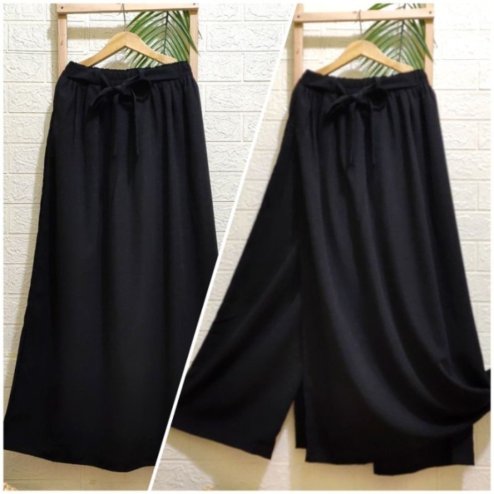 RokCel Rok Celana Panjang Bahan Wolfis