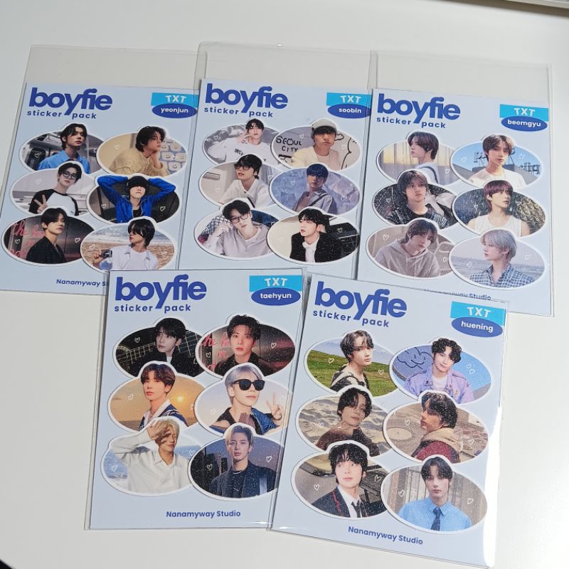 

TXT BOYFIE STICKER PACK by Nanamyway Studio | MINIMAL PEMBELIAN 2 PCS