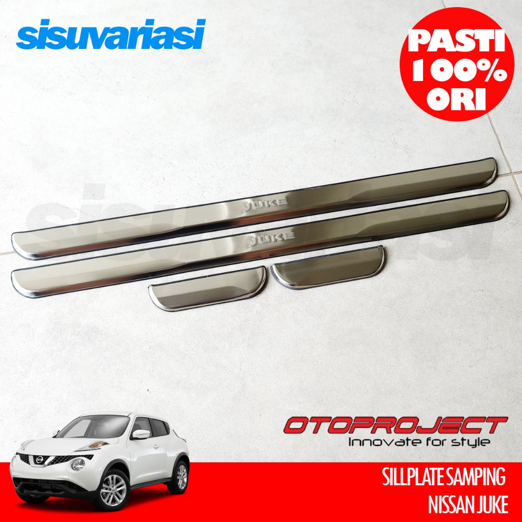 Sillplate Nissan Juke Aksesoris Mobil | Door Sill Plate Cover Pelindung Pintu