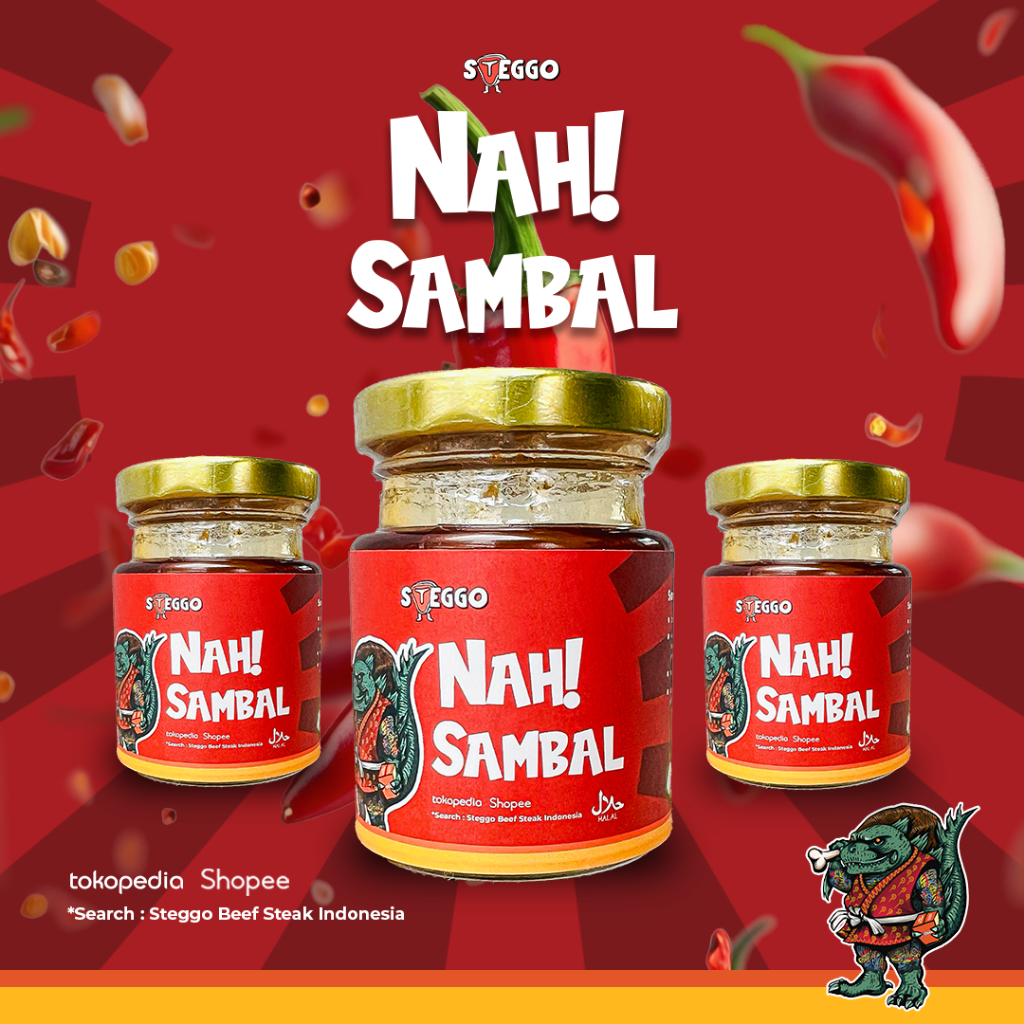 

NAH! Sambal By STEGGO | Sambal Bawang 75ml