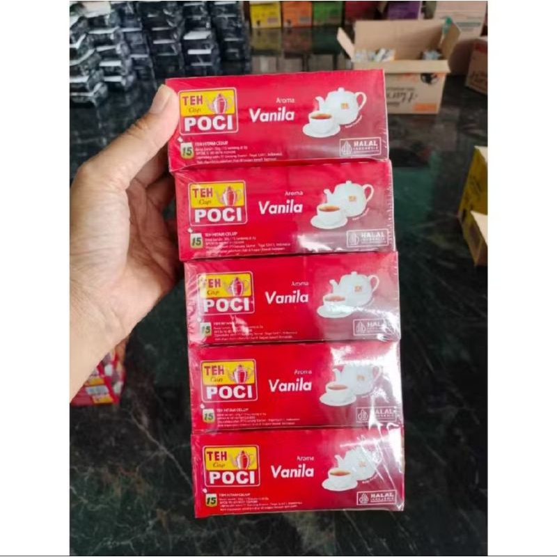 

Teh Poci Celup Aroma Vanila 5 Kotak (1 Kotak isi 15 teh celup)