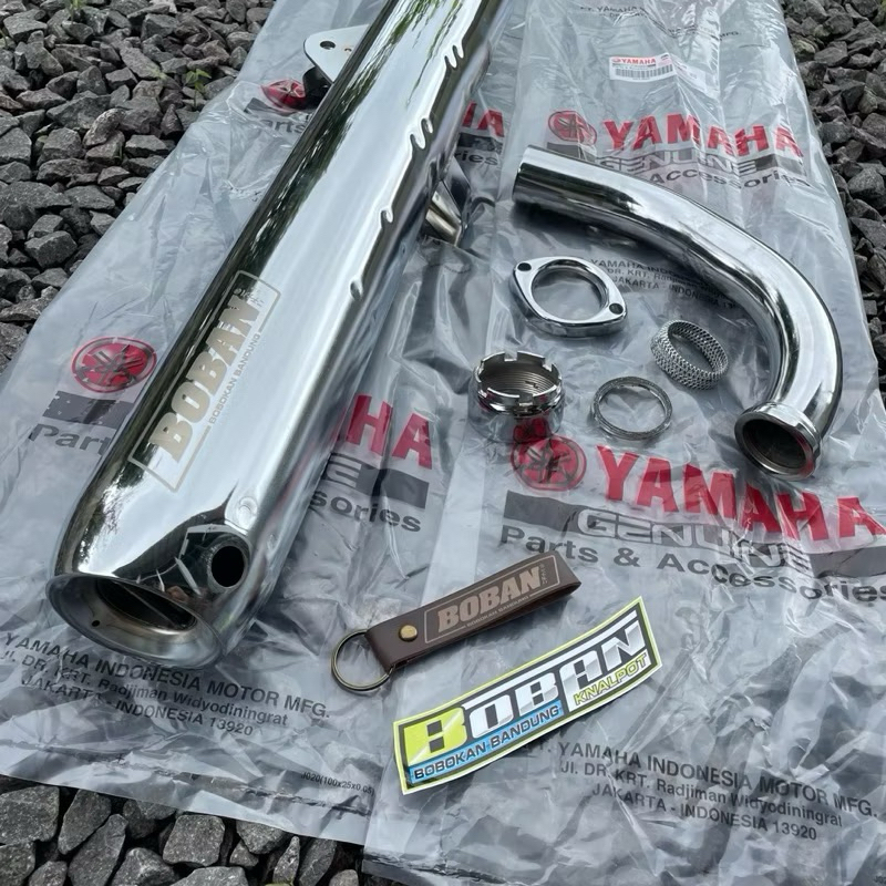 Boban Fullset Nuklir C33 C39 Knalpot Rx King Original Boban