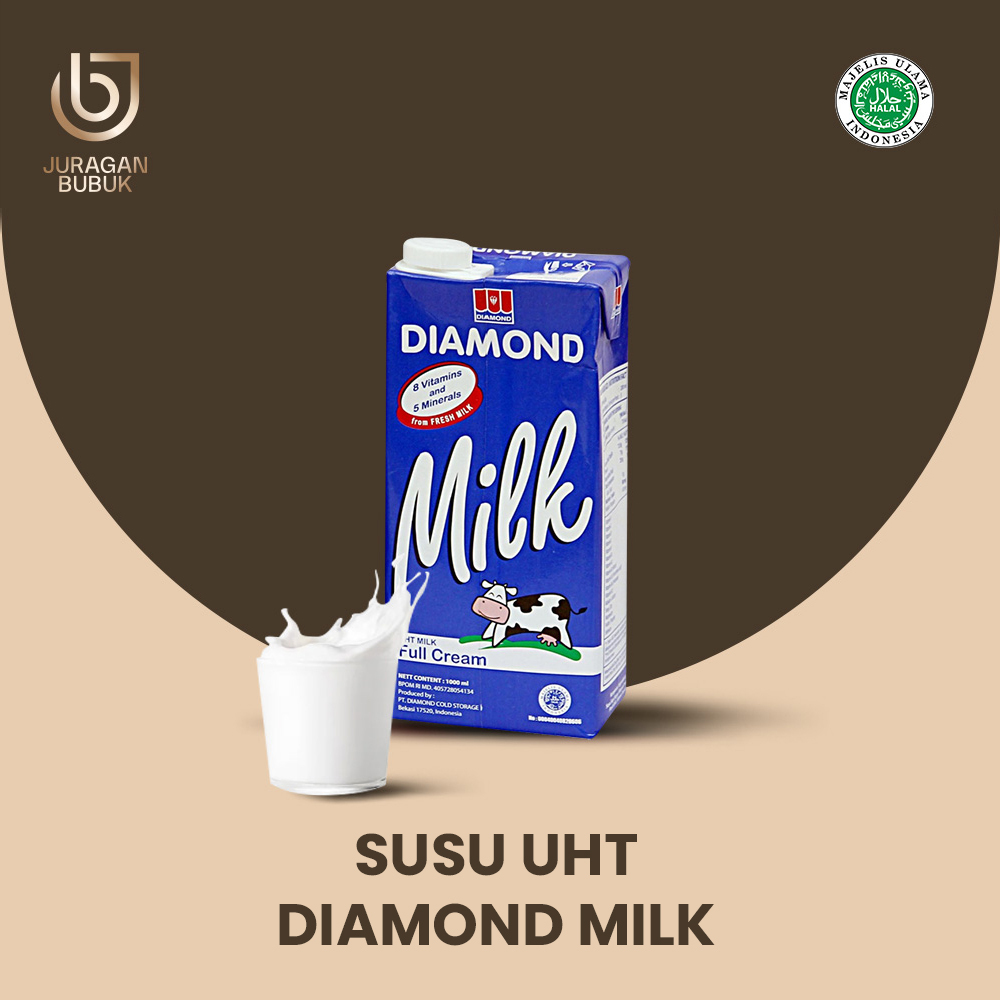 

Susu UHT Diamond Full Cream 1 Liter/ 1000 Ml