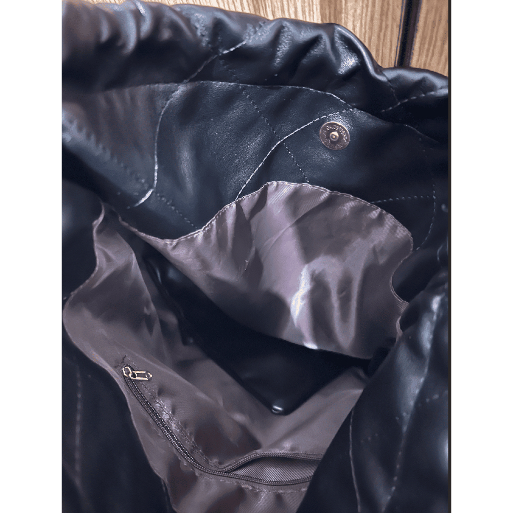 Black Shoulder Bag - Channel Bag Inspired