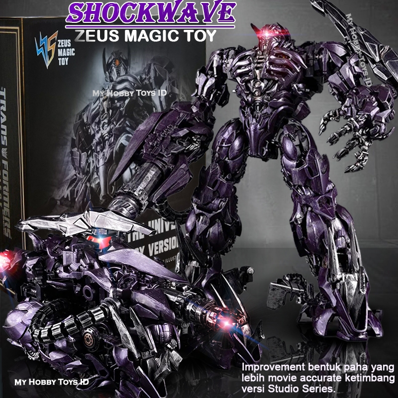 100%ORI ZS-01 Figure Transs fomerss Robot Megatron Shockwave Decepticon Tank Mode Musuh Optimus