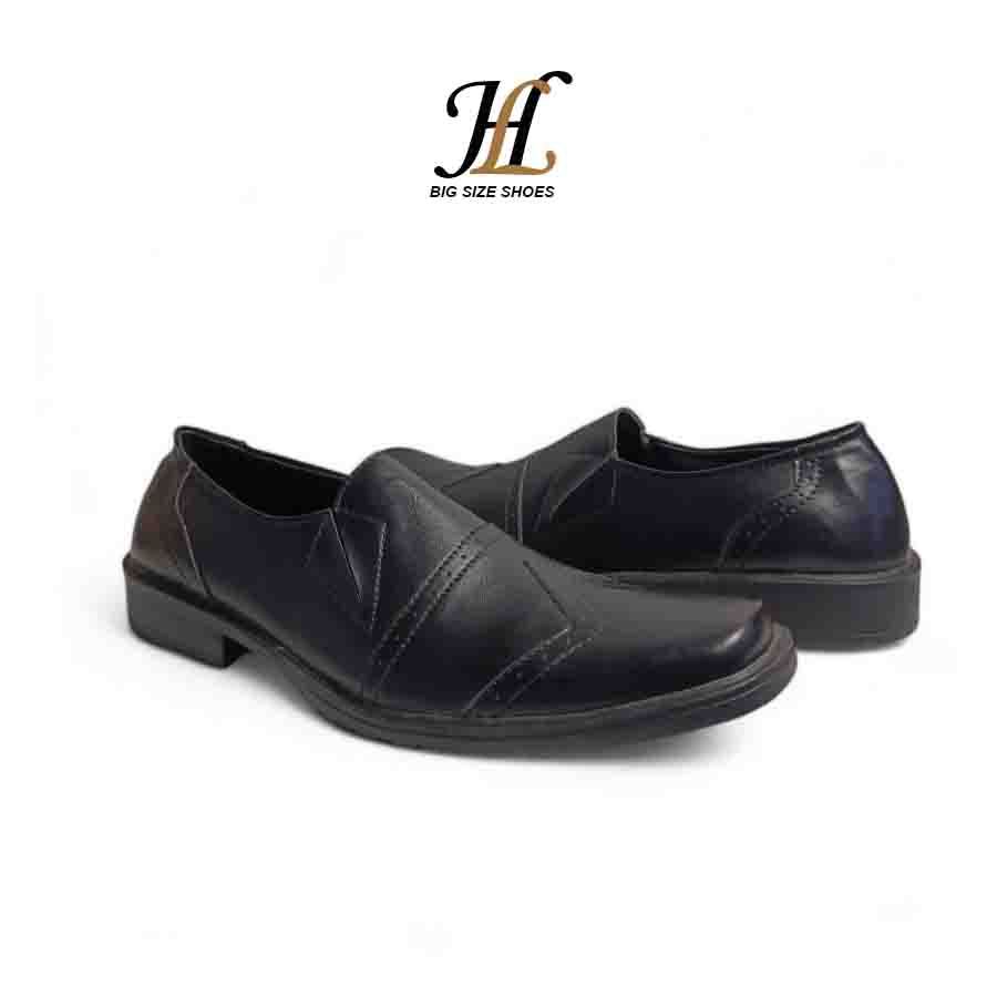 Sepatu pantofel Kulit Asli | Big size 43-48 | Sepatu formal oxford Jumbo - sepatu kulit kaki besar