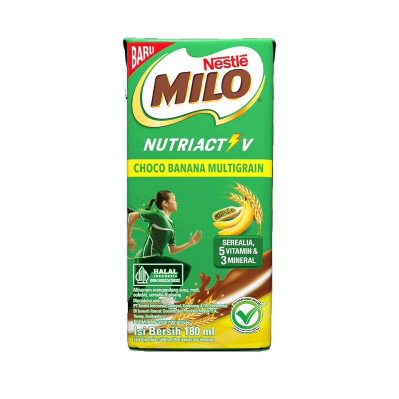 

Nestle Milo Nutriact V Choco Banana Multigrain 180ml