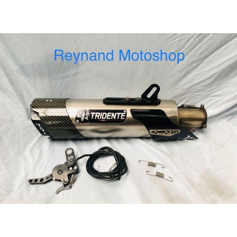 Knalpot Tridente f20 Nextgen cbr150r cb150r satria fu