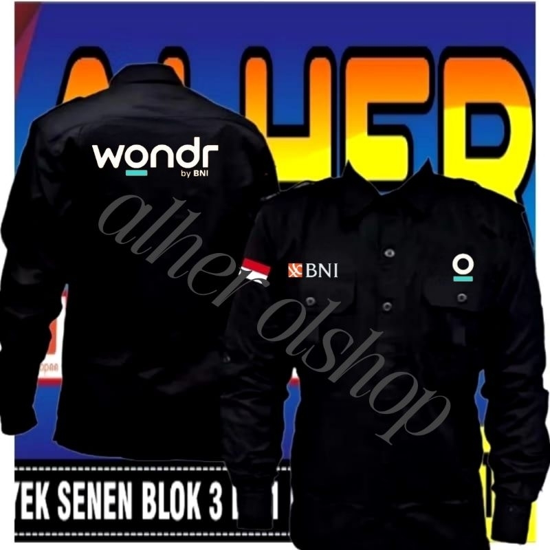 kemeja Bank BNI baju bank BNI seragam Bank BNI Pdh Bank BNI kemeja kerja Bank BNI baju kerja Bank BN