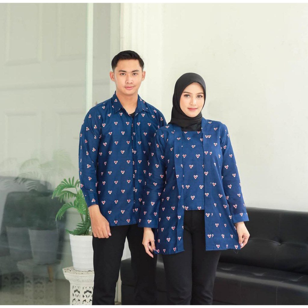 Benang Raja Batik Couple Pria Wanita Katun Jumputan V