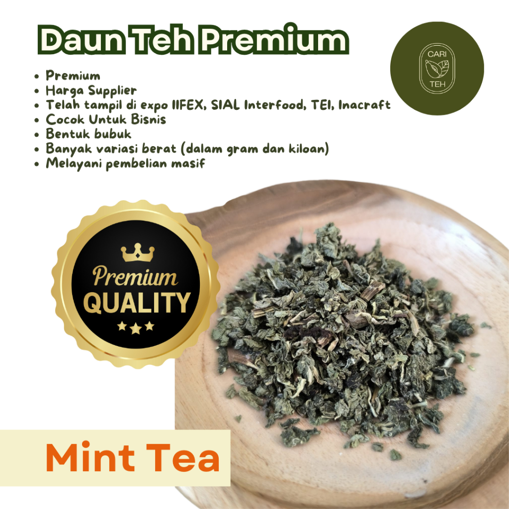 

Daun Teh Mint Peppermint Premium Grade A Tea Indonesia 10 gr, 50gr