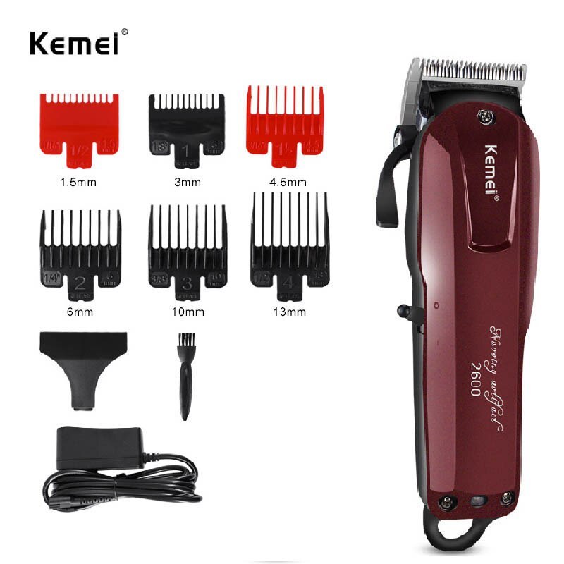 Alat Cukur Rambut Kemei  KM 2600 Mesin Cukur Rechargeable