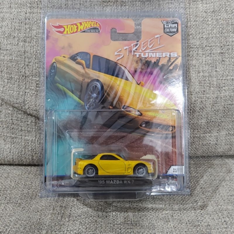 Hotwheels Mazda Rx7 Kuning Street Tuners Premium