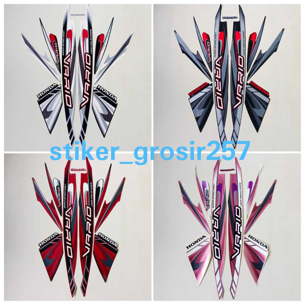 STRIPING VARIO CW 2009 CARBU | stiker motor honda vario 110 karbu
