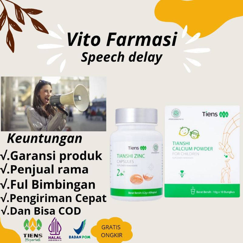 

VITO FARMASI HERBAL SPEECH DELAY - TCM - OBAT CHINA SPEECH DELAY AMPUH - SUSU MONGOL ORIGINAL BPOM