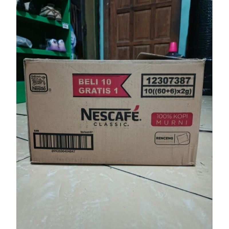

Nescafe classic 1 karton